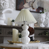 Mid Century Table Lamp  Pleated Shade Ceramic Base - Product detail 25
