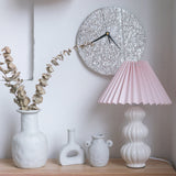 Mid Century Table Lamp  Pleated Shade Ceramic Base - Product detail 40