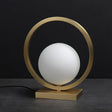 Modern Table Lamp  Brass Circle Globe Design - Product detail 13