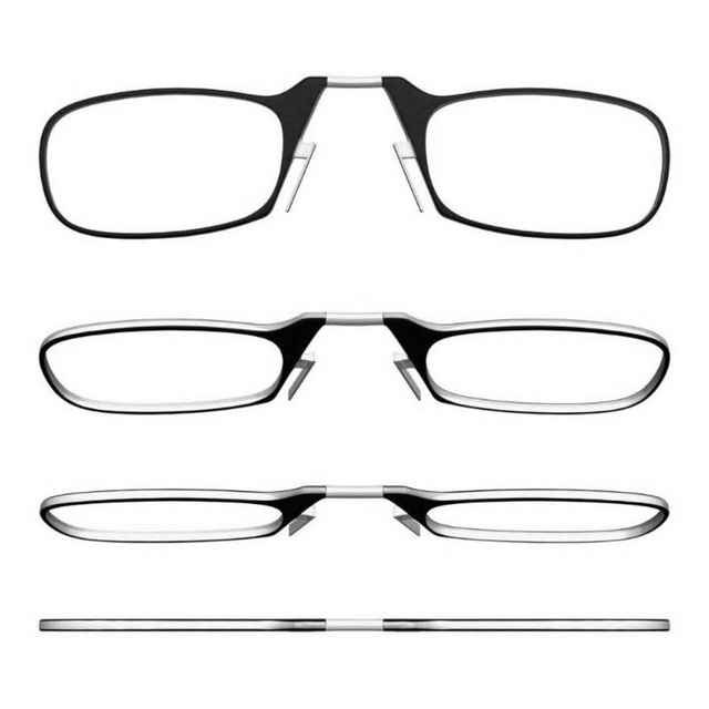 Clip On Reading Glasses  Portable Lightweight Design - Product showcase