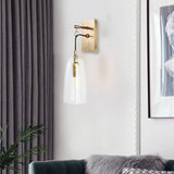 Modern Glass Wall Lamp  Brass Mount Design - Product detail 6