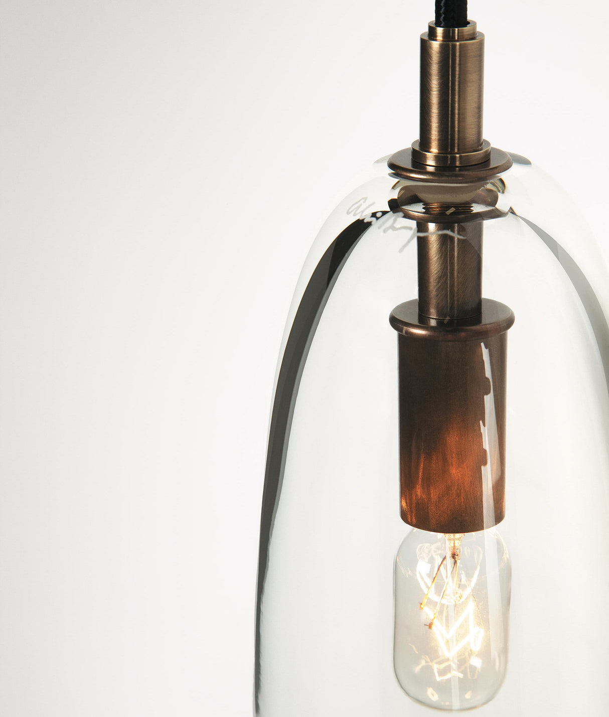 Modern Glass Wall Lamp  Brass Mount Design - Product detail 12