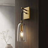 Modern Glass Wall Lamp  Brass Mount Design - Product detail 10