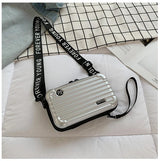 Hard Shell Crossbody Bag  Compact Ribbed Design with Adjustable Strap - Product detail 20