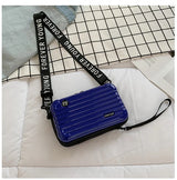 Hard Shell Crossbody Bag  Compact Ribbed Design with Adjustable Strap - Product detail 10