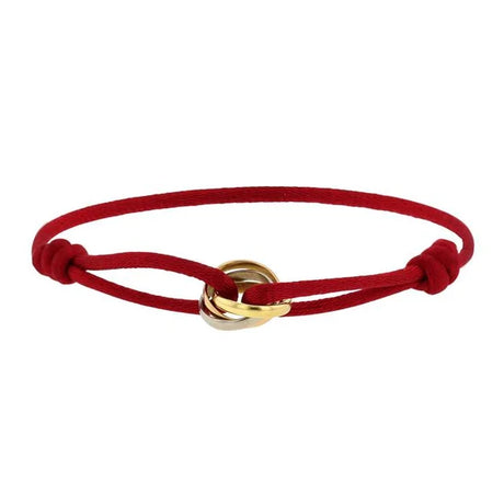 Minimalist Cord Bracelet  Rose Gold Infinity Charm - Product detail 9