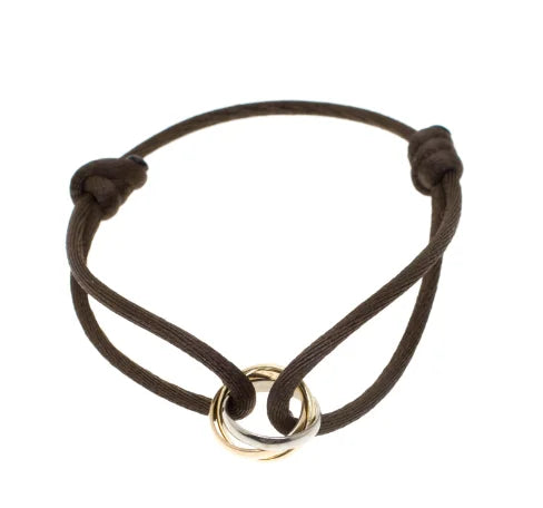Minimalist Cord Bracelet  Rose Gold Infinity Charm - Product detail 4