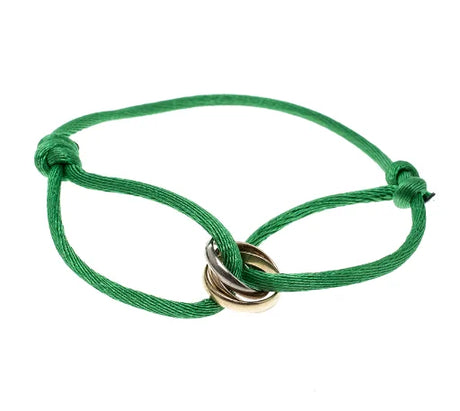 Minimalist Cord Bracelet  Rose Gold Infinity Charm - Product detail 11