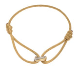Minimalist Cord Bracelet  Rose Gold Infinity Charm - Product detail 10