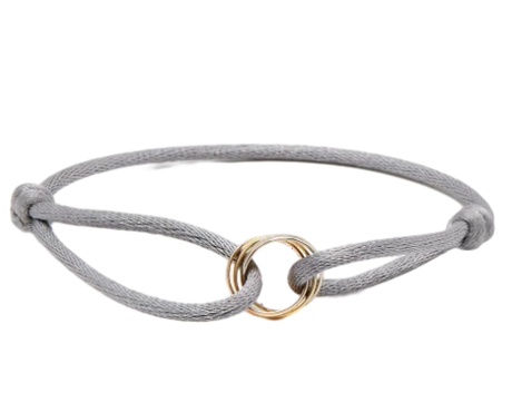 Minimalist Cord Bracelet  Rose Gold Infinity Charm - Product detail 13