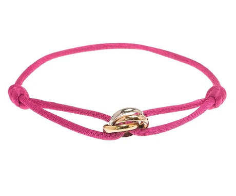 Minimalist Cord Bracelet  Rose Gold Infinity Charm - Product detail 19