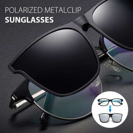 Polarized Clip-On Sunglasses  Lightweight Folding Design with UV400 Protection - Detailed view