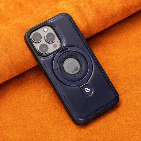 Leather iPhone Case  Magnetic Ring Stand Design - Product detail 10