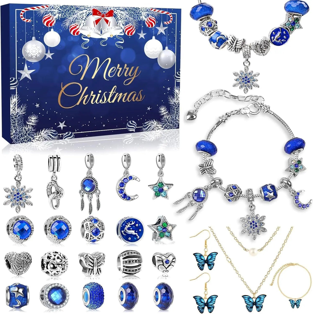 Christmas Advent Calendar  24-Day Jewelry Gift Set for Women - Product detail 11