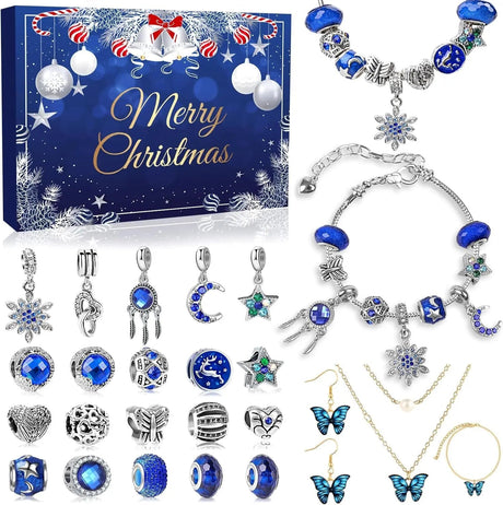 Christmas Advent Calendar  24-Day Jewelry Gift Set for Women - Product detail 11