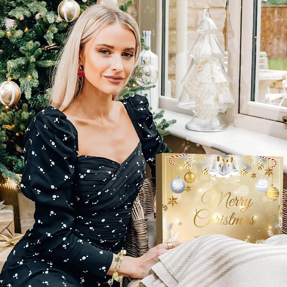 Christmas Advent Calendar  24-Day Jewelry Gift Set for Women - Product detail 6