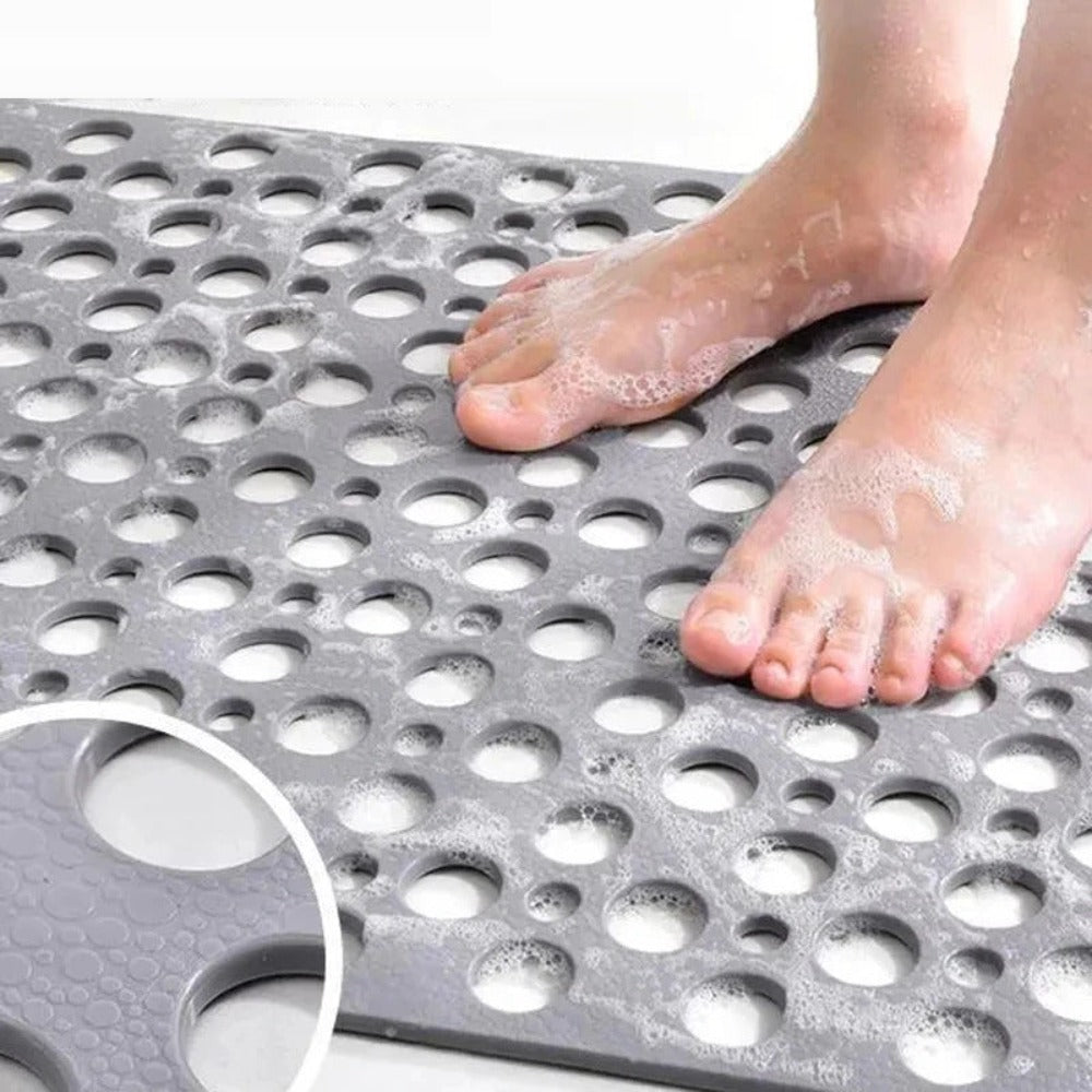 Non-Slip Shower Mat  PVC Drainage Design With Suction Cups - Product detail 5