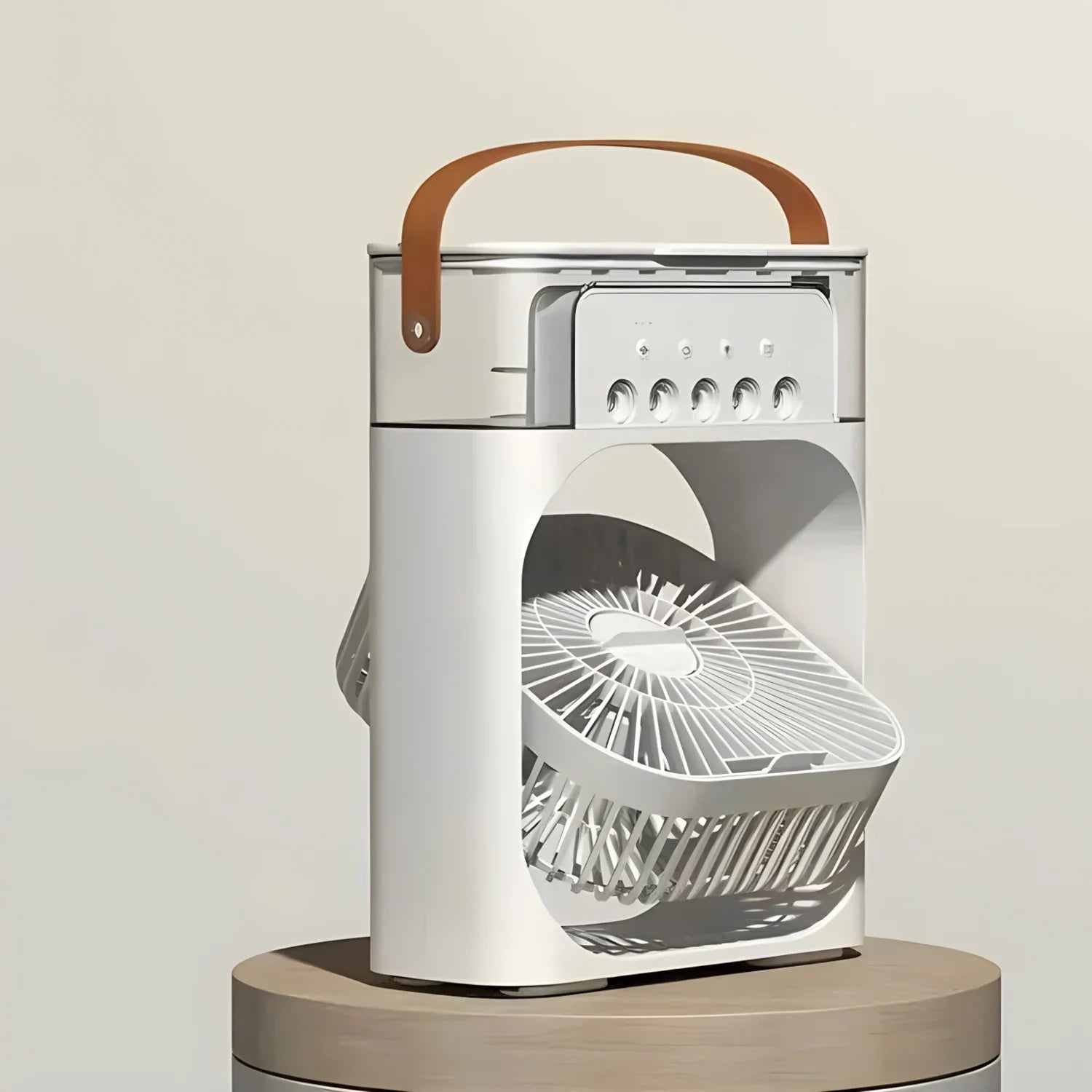 Smart Portable Air Cooler  3-in-1 Fan With LED Ambient Light - Detailed view