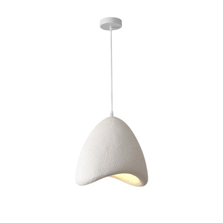 Minimalist Pendant Light  Textured White Dome Design - Product detail 7
