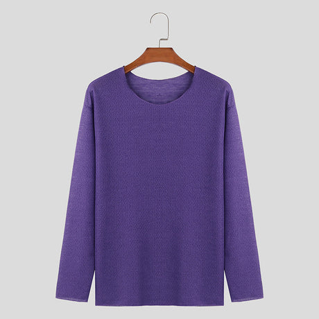 Essential Crew Neck Sweatshirt  Minimalist Cotton Blend Design - Product detail 14