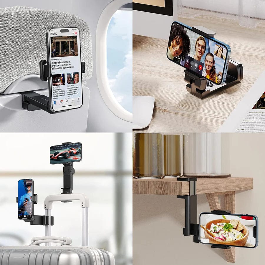 Airplane Phone Holder  Adjustable Travel Mount With 360 Rotation - Product example