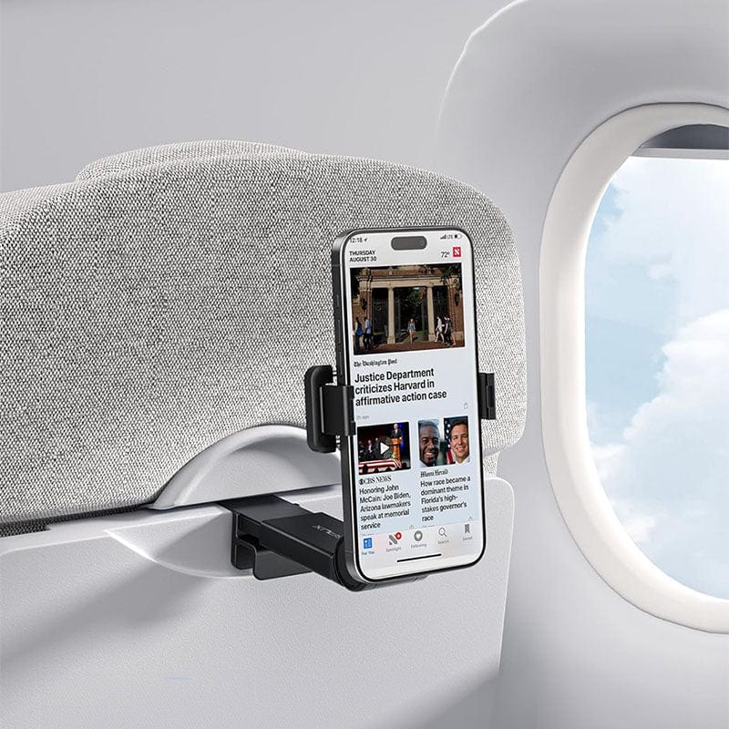 Airplane Phone Holder  Adjustable Travel Mount With 360 Rotation - Detailed view