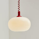 Modern Pendant Light  Frosted Glass Dome Design - Product detail 13