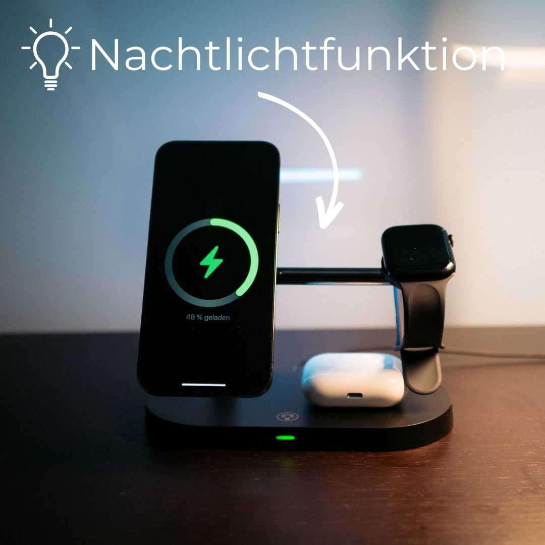 Smart Wireless Charging Station  3-in-1 Device Dock - Product detail 5