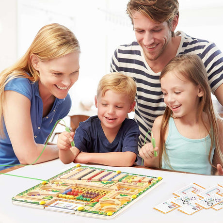 Montessori Magnetic Maze Toy  Educational Learning Board Game - Product detail 9