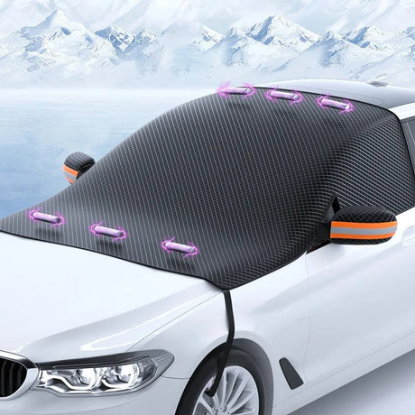 Magnetic Car Windshield Cover  All-Season Protection Oxford Fabric - Product showcase