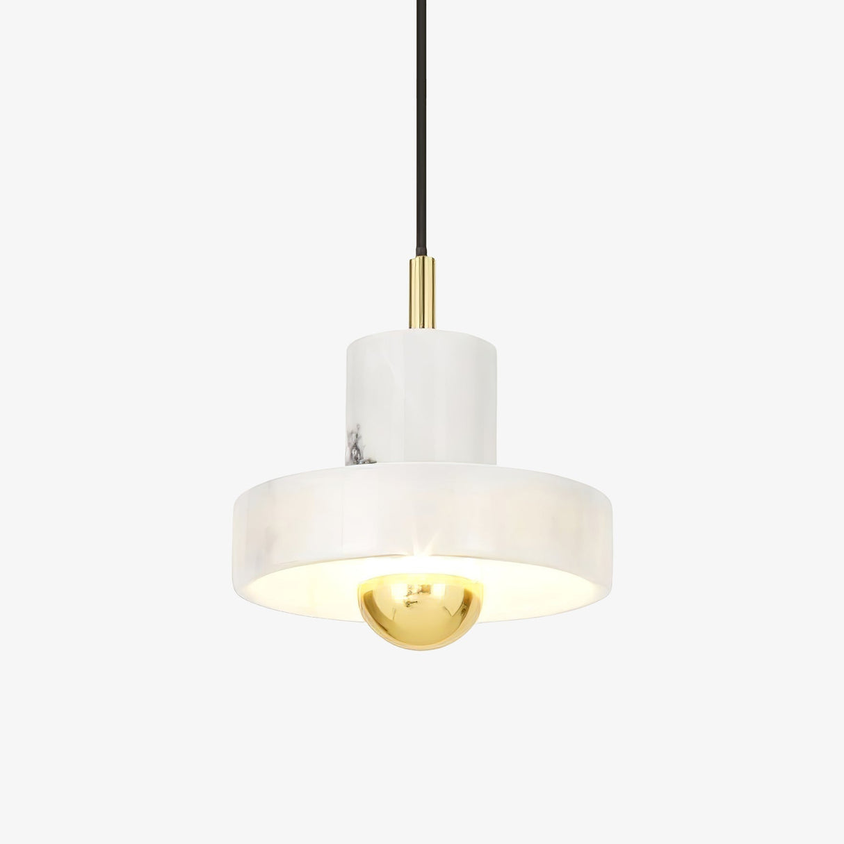 Marble Pendant Light  Natural Stone Cylindrical Design - Product detail 6