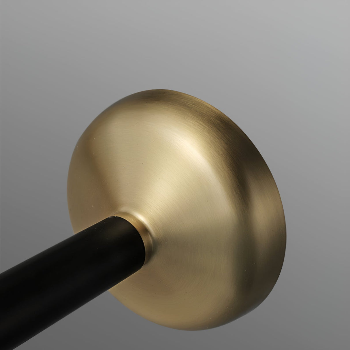 Modern LED Table Lamp  Black Marble Base with Brass Accents - Product detail 12