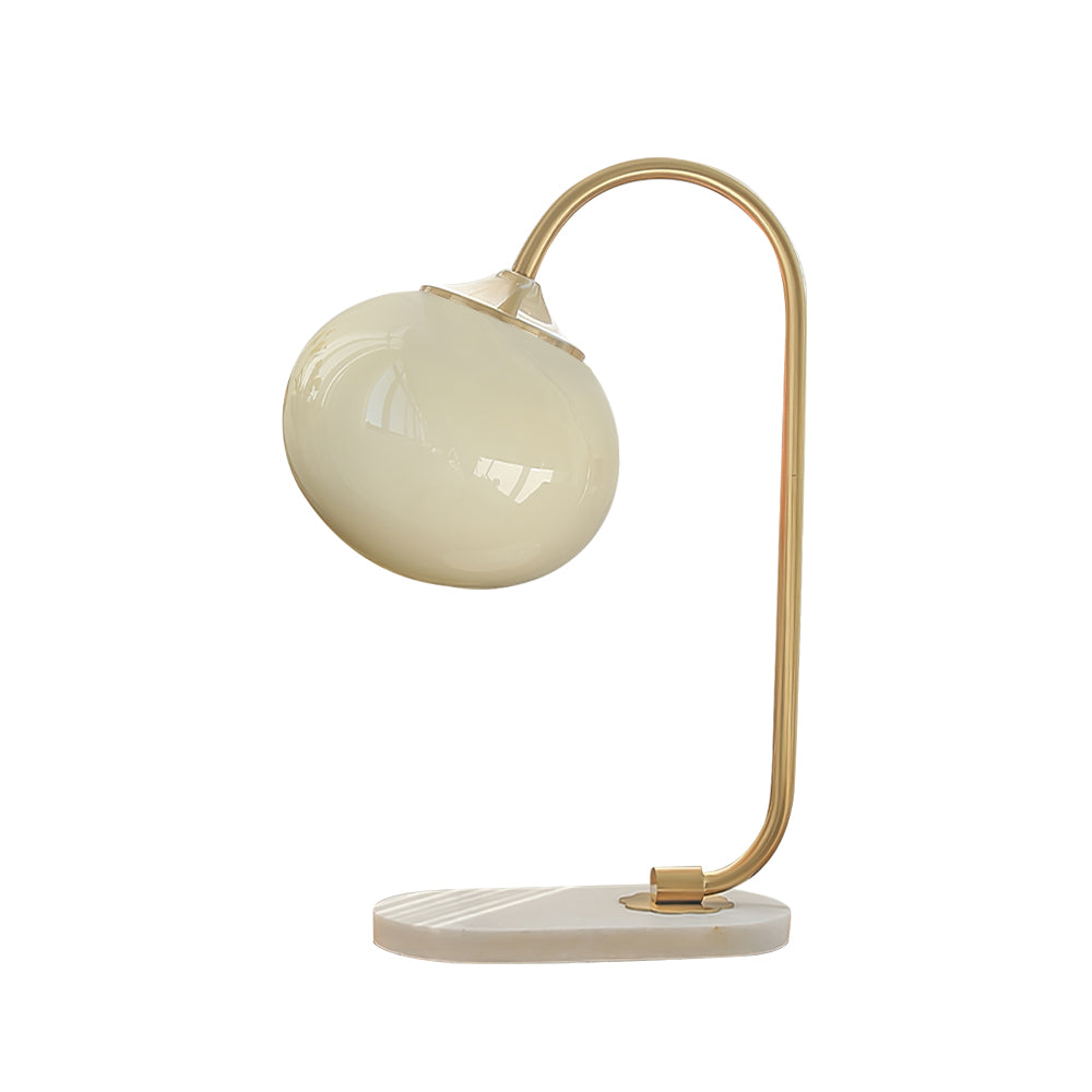Modern Table Lamp  Pink Glass Globe With Gold Stand - Product detail 39