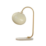 Modern Table Lamp  Pink Glass Globe With Gold Stand - Product detail 39