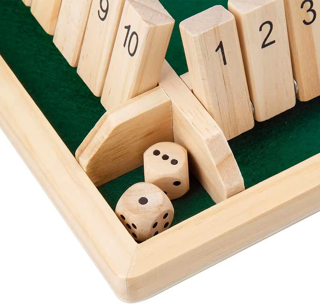 Wooden Dice Math Game  Montessori Educational Toy - Product example