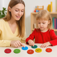 Educational Math Fidget Spinners  Colorful Learning Discs Set - Product showcase