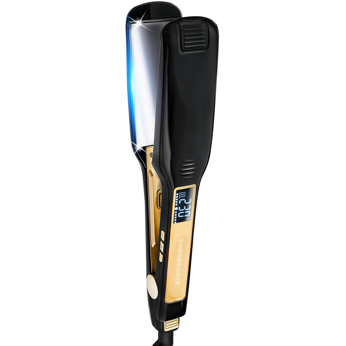 Professional Hair Straightener  Digital Titanium Plates With 31 Heat Settings - Detailed view