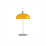 Modern LED Table Lamp  Orange Glass Dome Chrome Base - Product detail 33