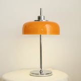 Modern LED Table Lamp  Orange Glass Dome Chrome Base - Product detail 26