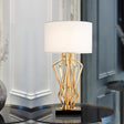 Modern Table Lamp  Geometric Gold Metal Base - Product detail 12