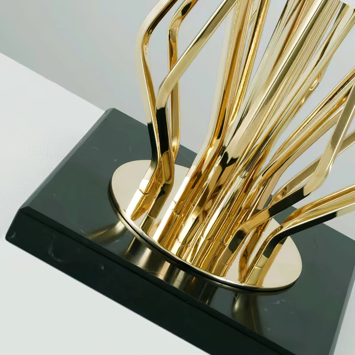 Modern Table Lamp  Geometric Gold Metal Base - Product detail 17