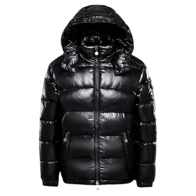 Winter Down Puffer Jacket  Water-Repellent Quilted Design - Product showcase