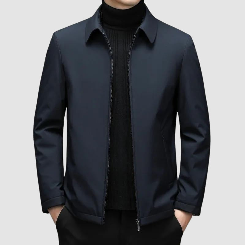 Mens Lightweight Casual Jacket  Classic Tailored Fit - Detailed view