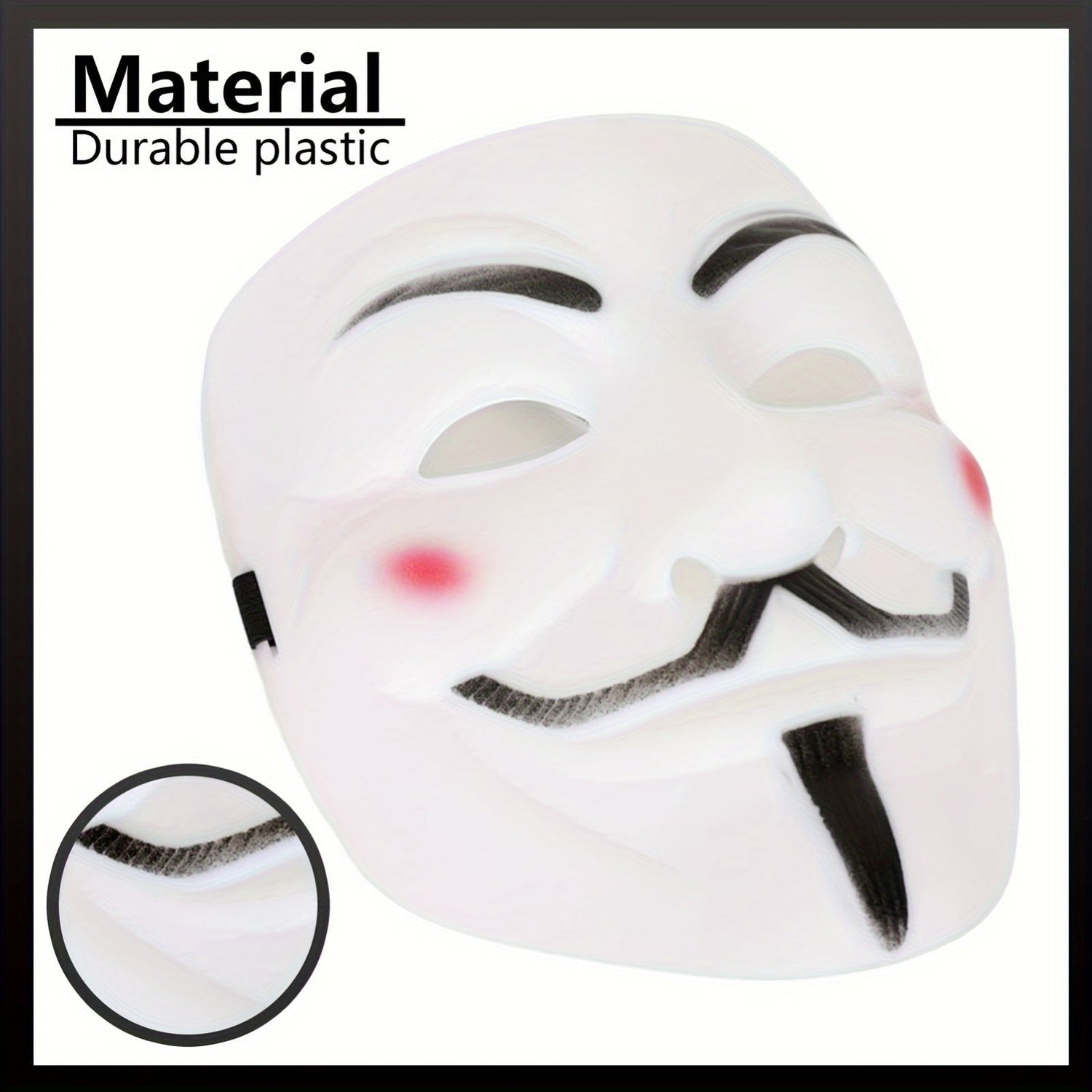 Anonymous Halloween Mask  Premium Metallic Finish Collection - Product detail 7