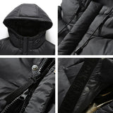 Winter Down Coat  Premium Nylon Long Puffer Jacket - Product detail 5