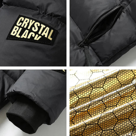 Winter Down Coat  Premium Nylon Long Puffer Jacket - Product detail 6