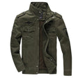 Military Field Jacket  Cotton Canvas Utility Design - Product showcase