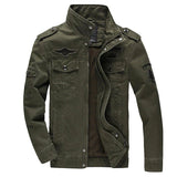 Military Field Jacket  Cotton Canvas Utility Design - Product showcase