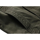 Military Field Jacket  Cotton Canvas Utility Design - Detailed view