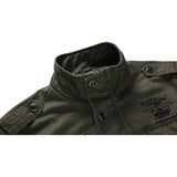 Military Field Jacket  Cotton Canvas Utility Design - Product detail 4